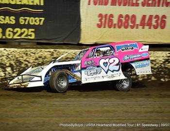 81 Speedway (Park City, KS) – USRA Heartland Modified Tour (HMT) – September 7, 2024. (Todd Boyd photo)