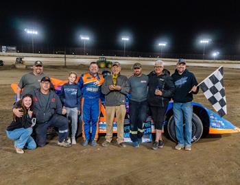 Gregg Haskell wins the 2024 Season Championship Race at Buxton Speedway on September 14