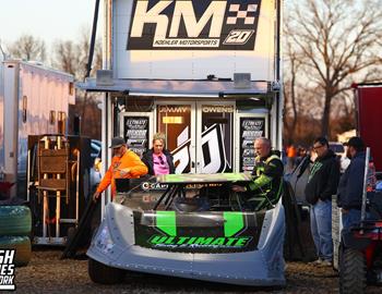 I-75 Raceway (Sweetwater, TN) – Hunt the Front Super Dirt Series – Championship Kickoff – March 8th, 2025. (Josh James Artwork)
