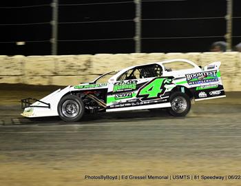 81 Speedway (Park City, KS) – United States Modified Touring Series (USMTS) – 2nd Annual Ed Gressel Memorial – June 21-22, 2024. (Todd Boyd photo)