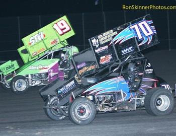 Anthony Reaves (70) and Klint Angelette (19)