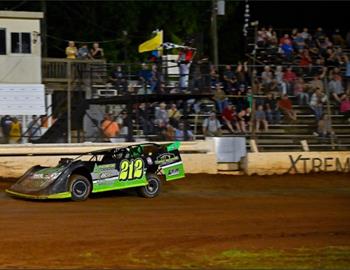 Josh Putnam won at Xtreme Speedway during the Bama 100 prelim on June 7th.