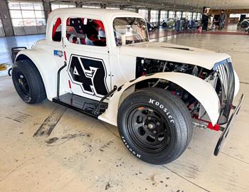 Kaden Honeycutt competes in the Semi-Pro Legends class  at the Atlanta Motor Speedway (Hampton, GA) Pre-Season race on January 25, 2025.