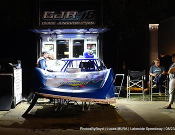 Lakeside Speedway (Kansas City, KS) – Lucas Oil Midwest Late Model Racing Association (MLRA) – August 23, 2024. (Todd Boyd photo)