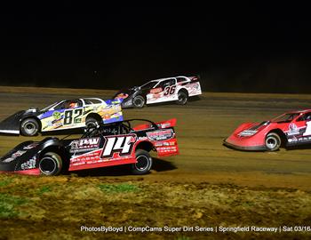 Springfield Raceway (Springfield, MO) – COMP Cams Super Dirt Series – March Madness – March 16th, 2024. (Todd Boyd photo)
