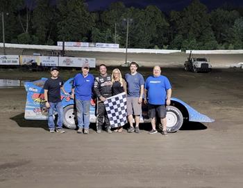 Doug Drown won at Hilltop Speedway on Friday, June 27.
