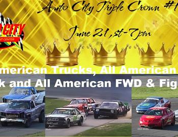 ?? Get ready for a high-octane night featuring:
?? All-American Pure Stocks
?? All-American Trucks
?? All-American Front Wheel Drives
?? WILD Figure 8 Racing!
?? EVENT DETAILS:
?? Pit Gate Opens: 2:30 PM
?? Racing Starts: 7:00 PM
???? Kids 12 & Under: FREE!