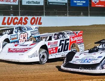 Lucas Oil Speedway (Wheatland, MO) – Lucas Oil Midwest Late Model Racing Association (MLRA) – Spring Nationals – March 31st-April 1st, 2023. (Checkered Flag Photography)