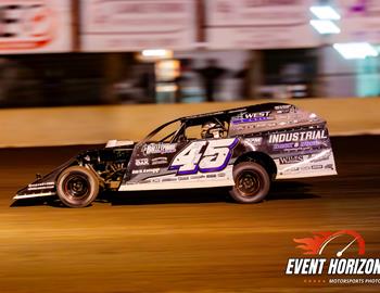 Chase Holland on track during the DIRTcar Nationals at Lincoln Speedway (Lincoln, IL) in the fall of 2024. (Event Horizon Motorsports Photography image)