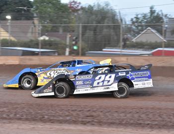 Plymouth Dirt Track (Plymouth, WI) – Wabam Dirt Kings Tour – W1ldman Watson Classic – September 23rd, 2023. (Charlie Lancour photo)