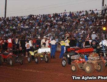 Opening ceremonies at Lawton Speedway