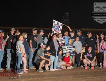 Barr Motorsports and driver Cody Lowe won the Arkansas Factory Stock division at Two Dollar Pistol Motor Speedway on September 7