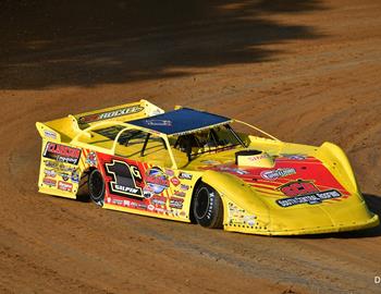 Devin Gilpin collected the Super Late Model victory at Brownstown (Ind.) Speedway on Saturday, May 11.