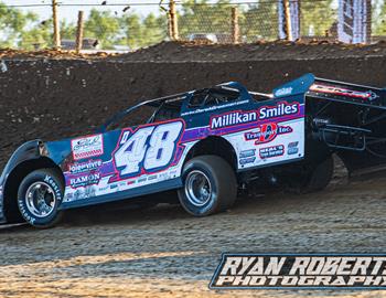 Florence Speedway (Walton, KY) – Lucas Oil Late Model Dirt Series – North/South 100 – August 8th-10th, 2024. (Ryan Roberts Photography)