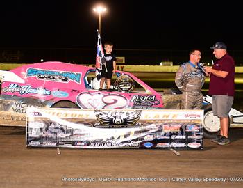 Caney Valley Speedway (Caney, KS) – USRA Heartland Modified Tour (HMT) – July 27, 2024. (Todd Boyd photo)