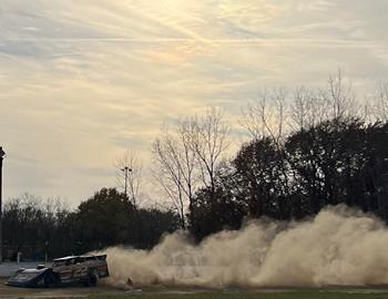 Tegan Evans testing at the Go-Kart track at Exit 7 Motorsports Park in preparation for the Gateway Dirt Nationals.