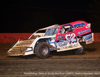 Beatrice Speedway (Beatrice, NE) – United States Modified Touring Series (USMTS) – 3rd Annual Battle by the Big Blue – August 7, 2024. (Todd Boyd photo)