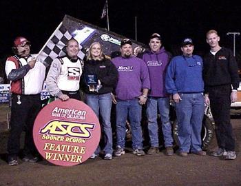 Sean McClelland and crew enjoy the win