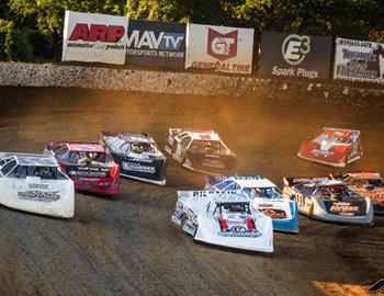 Florence Speedway (Walton, KY) – Lucas Oil Late Model Dirt Series – North/South 100 – August 8th-10th, 2024. (Heath Lawson Photo)