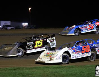 34 Raceway (West Burlington, IA) – Midwest Auto Racing Series (MARS) Late Model Championship – Slocum 50 Weekend – April 18-19, 2025. (Josh James Artwork photo)