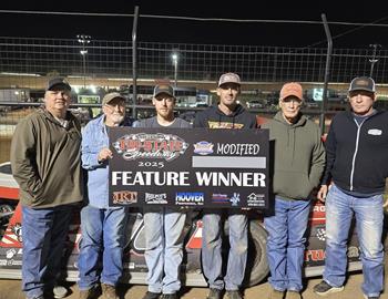 Gary Christian wins at Tri-State Speedway (Pocola, OK) on September 6, 2025.