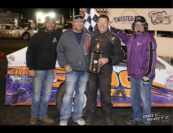 Jessie Reynolds won at I-90 Speedway on June 14.
