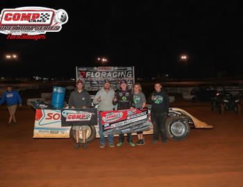Dillon McCowan picked up his first-career CCSDS Super Late Model feature win on Friday, Oct. 20 at Super Bee Speedway.