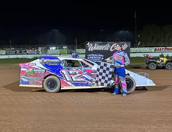 Brendan Warner won at Mercer Raceway on October 4