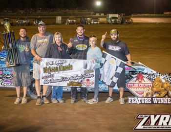 Victory Lane at Tyler County Speedway
