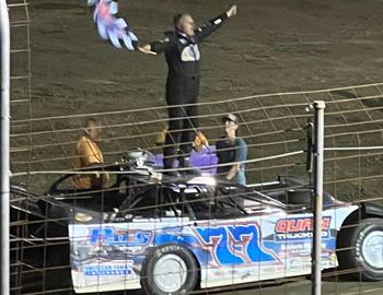 Jeff Aikey picked up the Malvern Bank Late Model Series win at Howard County Speedway (Cresco, Iowa) on Thursday, June 22.