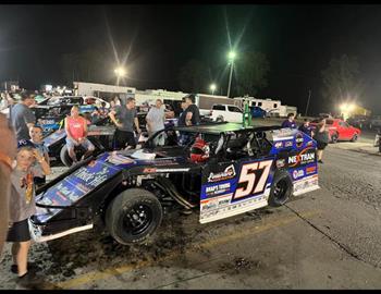 Chad Clancy wins at Lakeside Speedway June 21