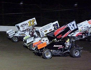 Three-wide salute at Yellville