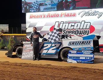 Gregg Satterlee bagged his 11th win of the season on Saturday night with a $3,700 triumph in the Lazer Late Model Clash at Lincoln (Pa.) Speedway.