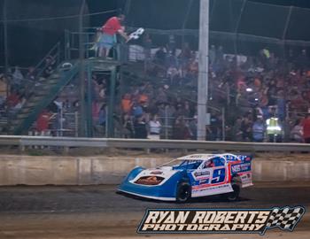 MRP Raceway Park (Williamsburg, OH) – Valvoline American Late Model Iron-Man Series – Dustbuster 40 – July 19th, 2024. (Ryan Roberts photo)