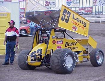 Joe Beaver waits in the staging area.