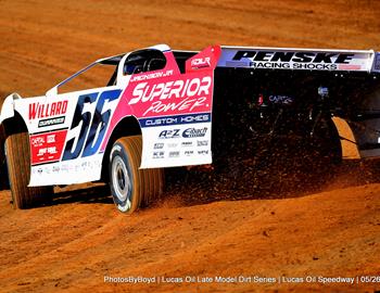 Lucas Oil Speedway (Wheatland, MO) – Lucas Oil Late Model Dirt Series (LOLMDS) – Show-Me 100 – May 25-27, 2023. (Todd Boyd Photo)