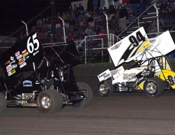 Skip Wilson (65) and Wayne Johnson (94) on the front row