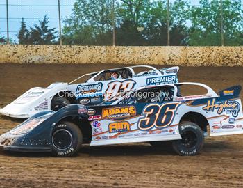Lake Ozark Speedway (Eldon, MO) – Lucas Oil Midwest Late Model Racing Association (MLRA) – Battle at the Beach – April 28th-29th, 2023. (Mike Musslin photo)