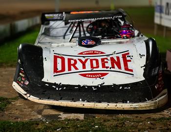 Chris Madden earned $6,000 in prelim action for the USA Nationals on Friday, August 4 at Cedar Lake Speedway (New Richmond, Wisc.) with the World of Outlaws Case Late Model Series.