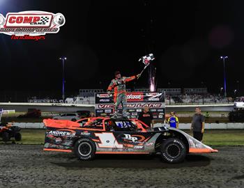 B.J. Robinson rallied from 13th to win the $5,000 CCSDS feature at Arrowehead Speedway on Sept. 14.