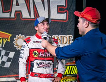 Carlos Ahumada Jr. wins at Vado Speedway Park (Vado, NM) on August 24, 2024. (Vado Speedway Park photo)