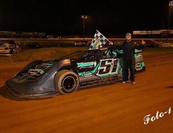 Colby Ponds won the CRUSA 602 Late Model Sportsman feature at Whynot Motorsports Park on September 20 (Photo: Foto-1)
