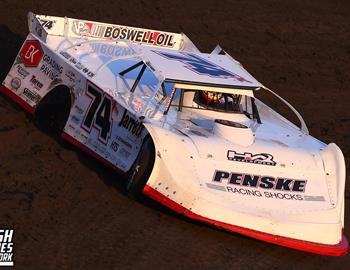 Farmer City Raceway (Farmer City, IL) – World of Outlaws Late Model Series – Illini 100 – April 11th-12th, 2025. (Josh James Artwork)