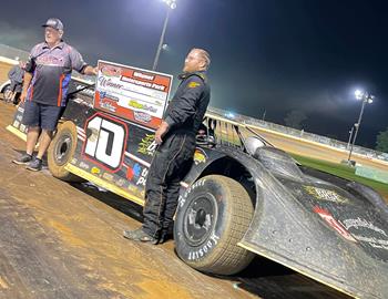 Joseph Joiner banked the $3,000 win with the Mississippi State Championship Challenge Series (MSCCS) Super Late Models on April 1 at Whynot (Miss.) Motorsports Park.