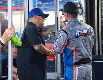 Bryson Lopez Racing in the pits at Mobile International Speedway (Irvington, AL) on July 27, 2024.