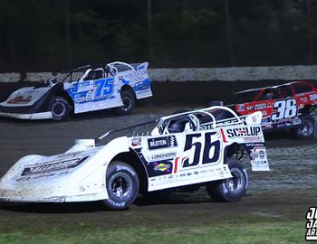 LaSalle Spedway (LaSalle, IL) – Midwest Auto Racing Series (MARS) Late Model Championship – Illinois Valley Showdown – May 31, 2025. (Josh James Artwork photo)