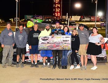 Eagle Raceway (Eagle, NE) – Malvern Bank West Series – Stewart Alley Memorial – September 8th, 2024. (Todd Boyd Photo)