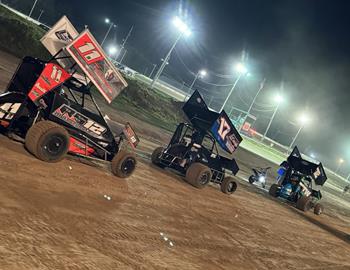 Harrison Robards competes at Champaign County Speedway (Urbana, IL) on July 20, 2024.