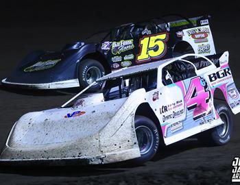 Fairbury Speedway (Fairbury, IL) – Midwest Auto Racing Series (MARS) – FALS Frenzy – October 4-5, 2024. (Josh James Artwork photo)