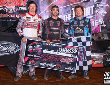 I-75 Raceway (Sweetwater, TN) – Hunt the Front Super Dirt Series – Championship Kickoff – March 8th, 2025. (Josh James Artwork)